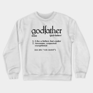 'Like A Father But Cooler' Hilarous Uncle Gift Crewneck Sweatshirt